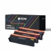 Multipack (3) Toners CMY (Cyan Magenta Yellow) Compatible with Brother DCP, HL-L, MFC - Replaces TN-413 (TN413C) / TN-423 (TN423C) / TN-433 (TN433C) / TN-443 (TN443C) / TN-493 (TN493C)